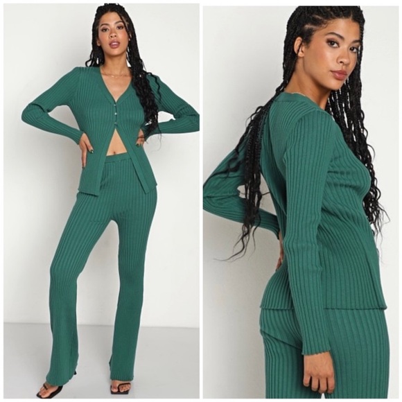 Callahan knit cardigan pant set NEW - Picture 1 of 5